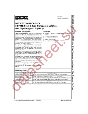 DM74LS373WM datasheet  